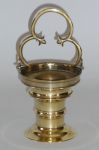 Fine Gothic Small Bronze German Benitier 