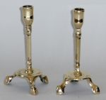 Pair of English "Pub" Candlesticks