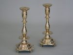Pair of Footed Russian Candlesticks