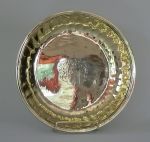 Fantastic French Brass "Silverform" Dish