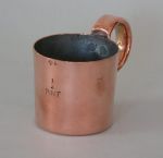 1/2 Pint English Copper Rum Measure