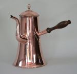 Fine English Copper Skirt Base Coffee Pot