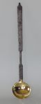 American Iron Ladle with Brass Bowl