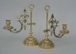 Pair of English Library Candlesticks Circa 1875