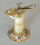 Dutch Brass Wax Jack with Bird Finial