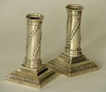 Candlesticks - English, c1780