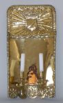 Fantastic Dutch Repousse Wall Sconce