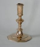 Single Late 17th Century Bronze Candlestick