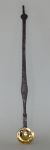 American Iron Ladle with Brass Bowl