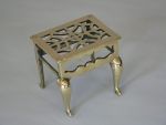 English Miniature Brass Footman or Trivet