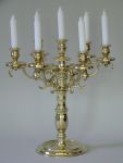 Fantastic Eastern European Jewish 7 Arm Candelabra MENORAH