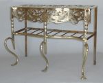 English Brass & Iron Footman or Trivet 