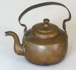 Rare Dutch Tiny Copper Tea Kettle 