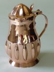 Fancy English Copper Bulbous Tankard