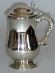 Very Rare Paktong Baluster with Domed Cover Tankard