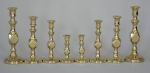 Set of Four Pairs of English Tapersticks