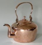 Very Large English Copper Tea Kettle