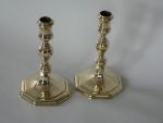 Fabulous Pair of True Queen Anne Candlesticks