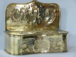 Beautiful Dutch Brass Candle Box