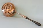 Continental Copper Chestnut Roaster with Pierced Lid