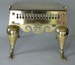 English Brass and Iron Footman or Trivet