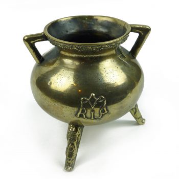 Austrian 3 Legged Bronze Cauldron Circa 1750
