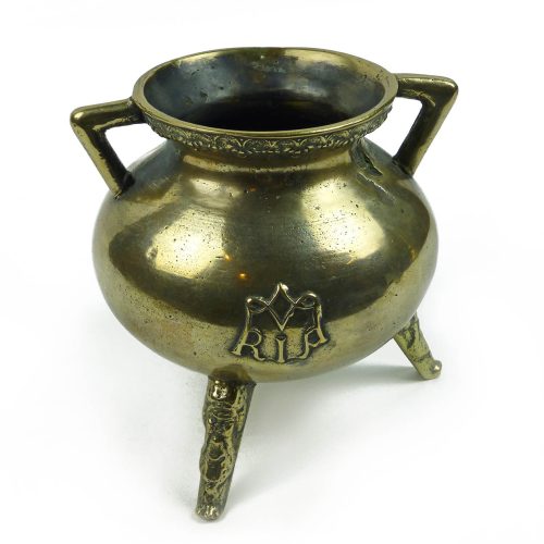 Austrian 3 Legged Bronze Cauldron Circa 1750