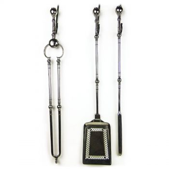 Set of English Polished Steel Fire Tools Circa 1790