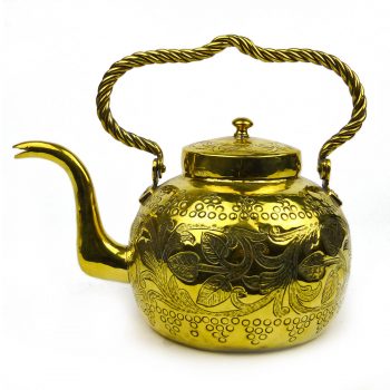 Arts and Crafts English Brass Tea Kettle Circa 1890