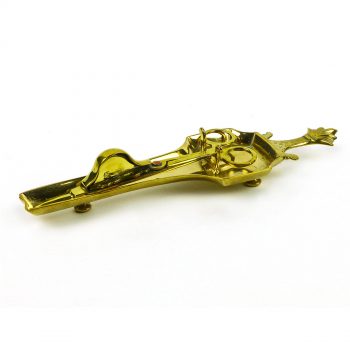 French Brass Cast Snuffer & Tray Circa 1720