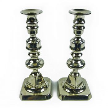 Pair of English "German Silver" Candlesticks Circa 1840