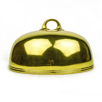 English Brass Domed Food Cover "White & Sons" Circa 1875