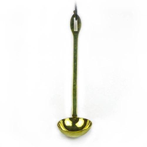 Fine English Brass Ladle with Slotted Handle Circa 1875