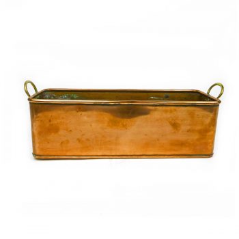 Two Handled Rectangular Copper Pan Circa 1880