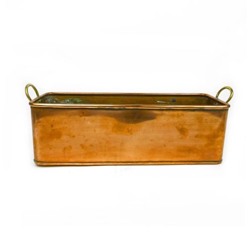 Two Handled Rectangular Copper Pan Circa 1880