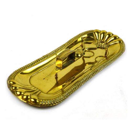 English Brass Snuffer and Tray Circa 1850