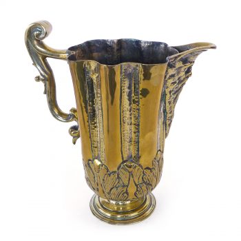 Iberian (Spain or Portugal) "Silver Form" Brass Ewer or "Jarro de Pico". Circa 1600