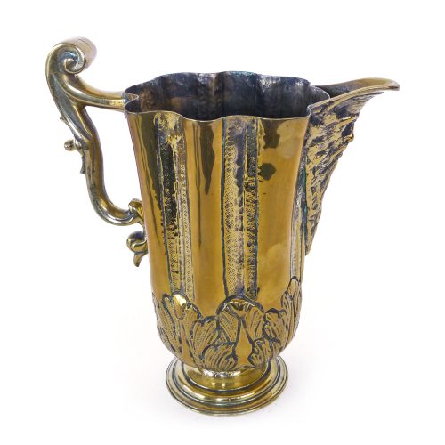 Iberian (Spain or Portugal) "Silver Form" Brass Ewer or "Jarro de Pico". Circa 1600
