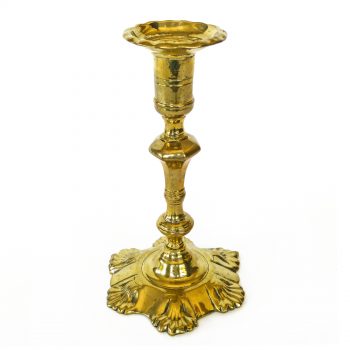 18th C. English/Dutch Candlestick  Circa 1750