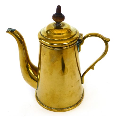 Small Dutch Brass Coffee Pot Circa 1875