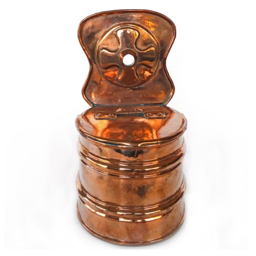 German Copper Salt Box Circa 1780