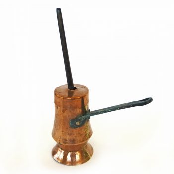 Spanish/Dutch Copper Chocolate Pot with Molinet Circa 1820