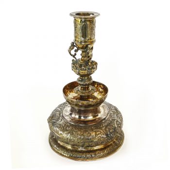 English Candlestick Electrotype Circa 1875