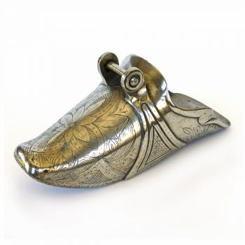 Signed South American Paktong Stirrup Circa 1850