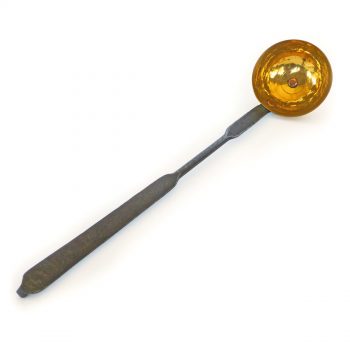 American Iron Ladle with Brass Bowl Circa 1850