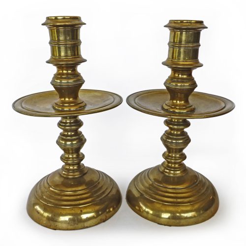 Pair of Very Large Heemskerk Candlesticks Circa 1680