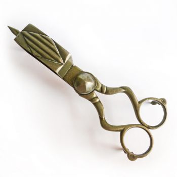 Rare pair of German Silver Snuffers. Circa 1820