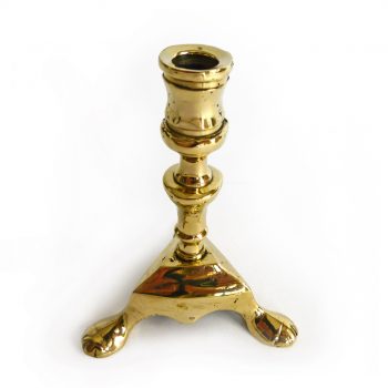Spanish Brass Taperstick. Circa 1800