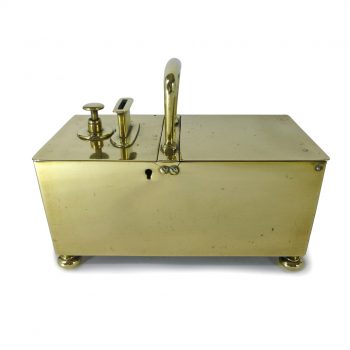 English Brass Honor Box. Circa 1850