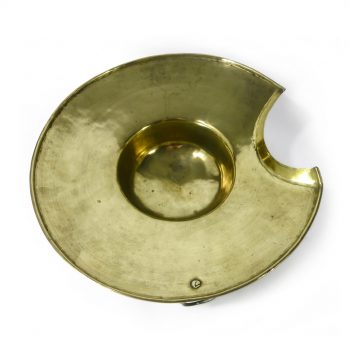 Dutch Brass Barbers Basin. Hand Rolled Rivet. Circa 1780